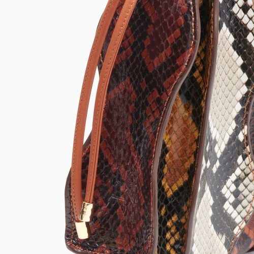 PF241113 ADRIAPLEATEDWAVECROSSBODY SNAKEMULTI c r web