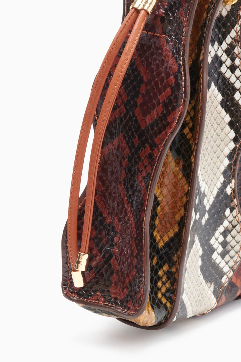 PF241113 ADRIAPLEATEDWAVECROSSBODY SNAKEMULTI c r web