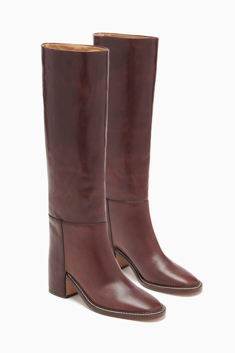 UJ42052A ELENARIDINGBOOT CHOCOLATE d r web