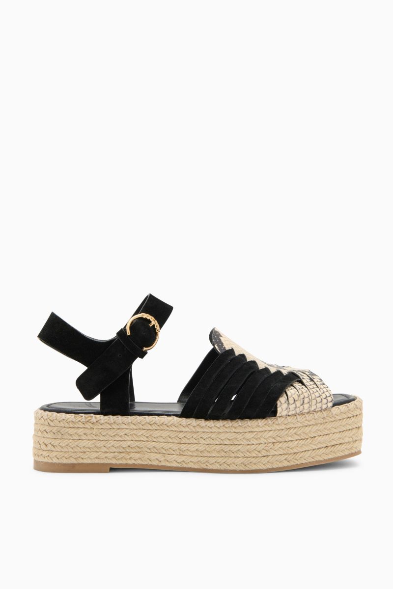 UJ42210A ELSAESPADRILLE NOIRPYTHONCOLORBLOCK a web