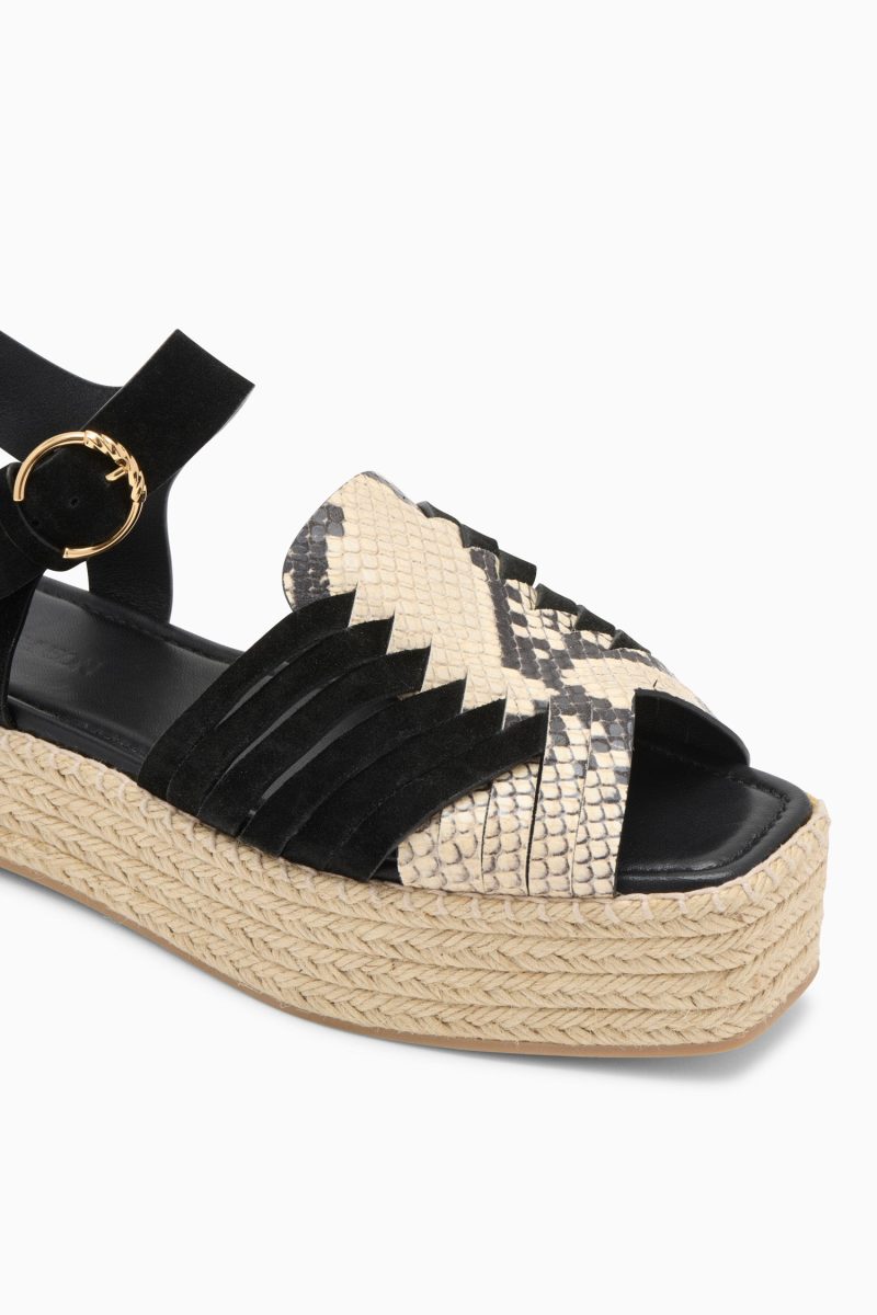 UJ42210A ELSAESPADRILLE NOIRPYTHONCOLORBLOCK c web