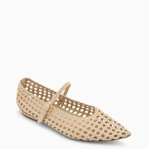 UJ430101A GRACIE POINTY TOE FLAT SAND b r