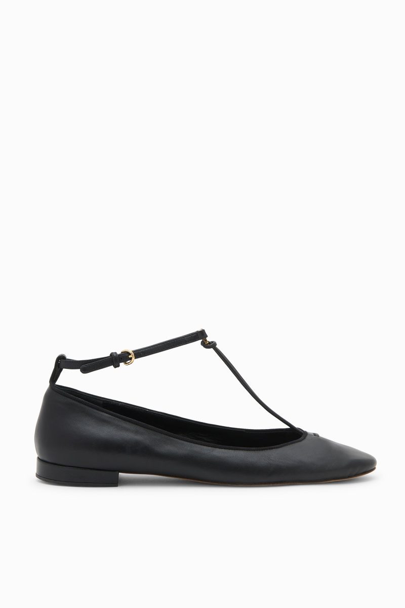 UJ43060A LOUISE MARYJANE BALLET FLAT NOIR a r