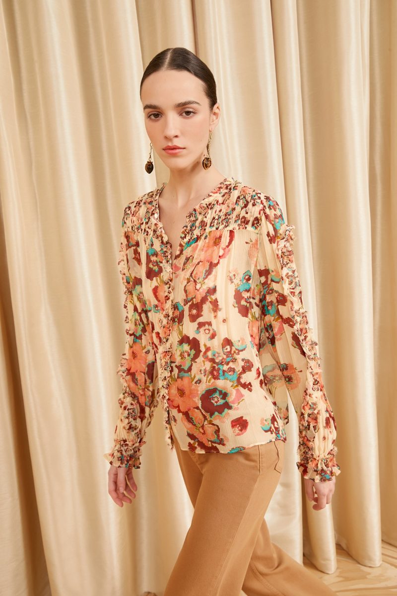 ULLA JOHNSON Andi Blouse CAMELLIA 01 MAIN UPDATE