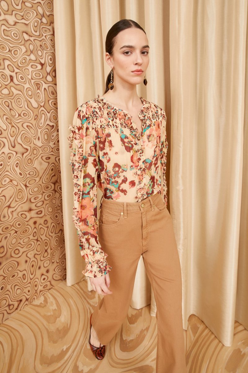 ULLA JOHNSON Andi Blouse CAMELLIA 03 UPDATE