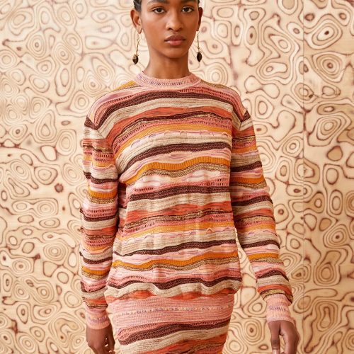 ULLA JOHNSON Ansel Pullover SUNSET 01 MAIN