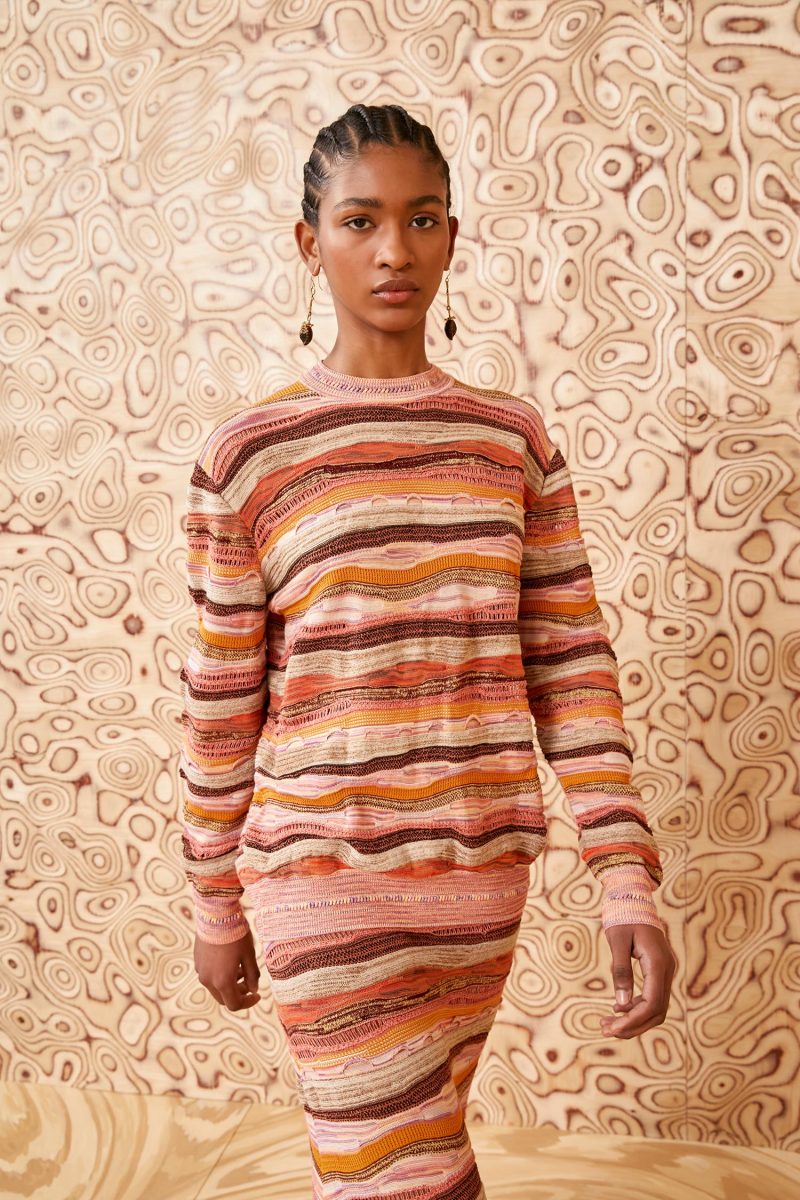 ULLA JOHNSON Ansel Pullover SUNSET 01 MAIN