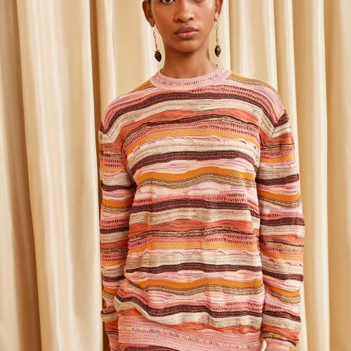 ULLA JOHNSON Ansel Pullover SUNSET 05