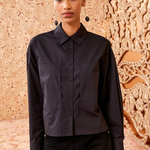 ULLA JOHNSON Aria Blouse NOIR 03