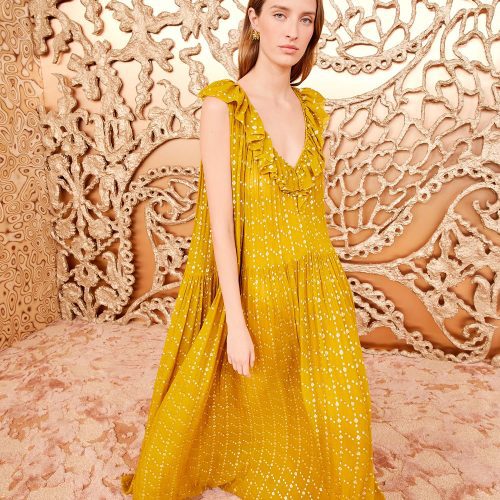 ULLA JOHNSON Audelia Gown LIMONITE 03