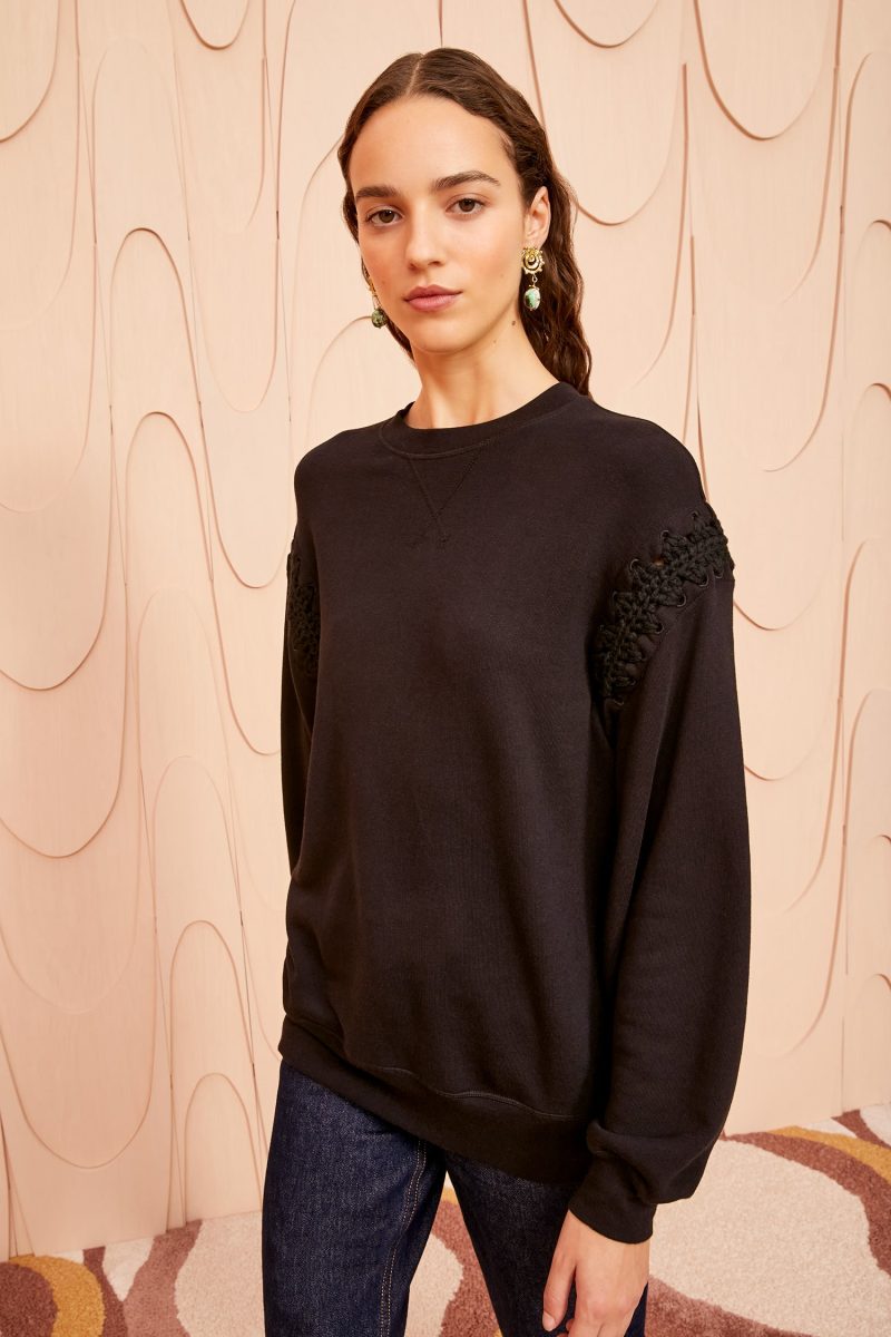 ULLA JOHNSON Cori Pullover NOIR 01 MAIN UPDATE