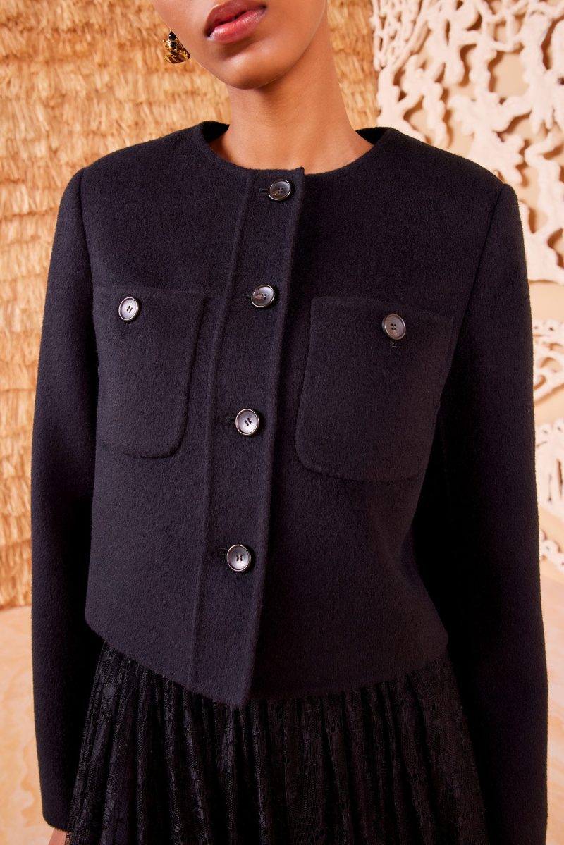 ULLA JOHNSON Eve Jacket NOIR 02 ALT