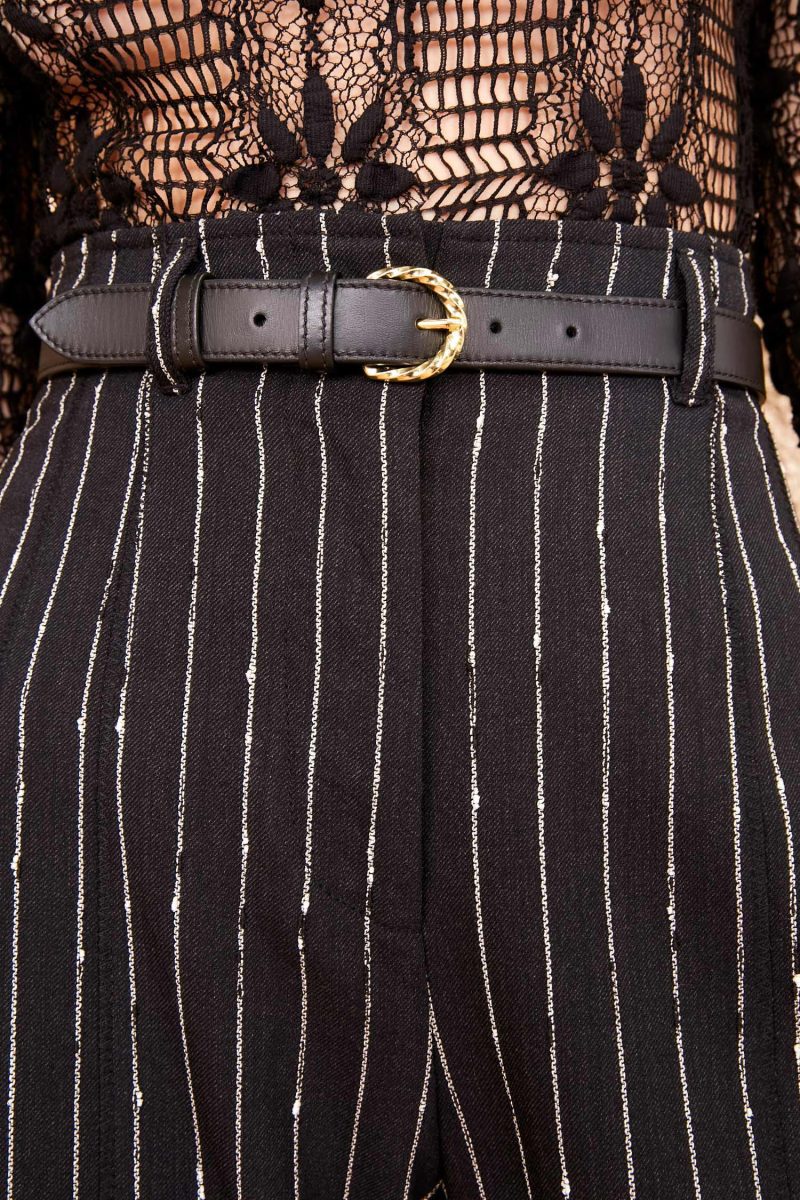 ULLA JOHNSON GIA TWISTED BUCKLE BELT NOIR 005 UPDATE 1