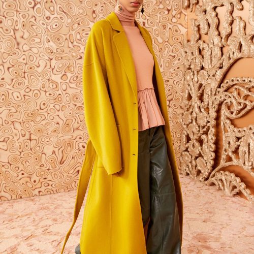 ULLA JOHNSON Harlow Coat TURMERIC 05