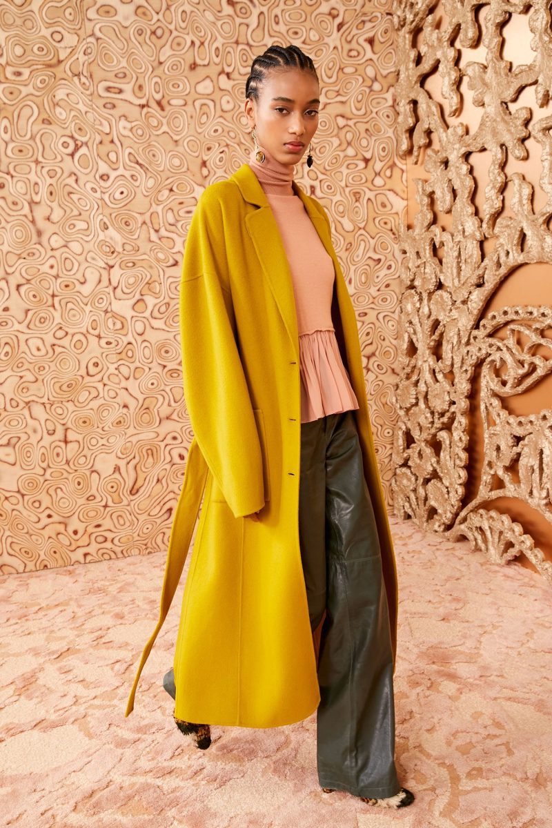 ULLA JOHNSON Harlow Coat TURMERIC 05