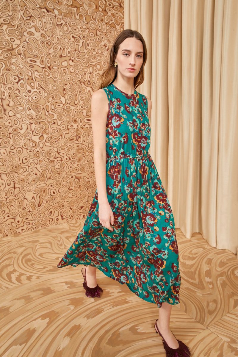 ULLA JOHNSON IrinaDress JADEFLORAL 03