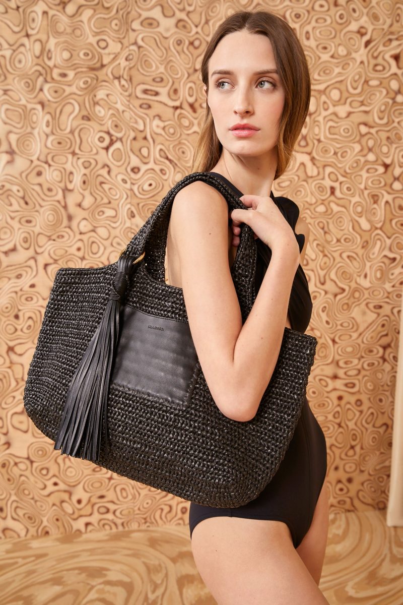 ULLA JOHNSON Kamari Tote Noir 034