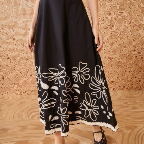 ULLA JOHNSON LaylaSkirt RAVEN 02 ALT