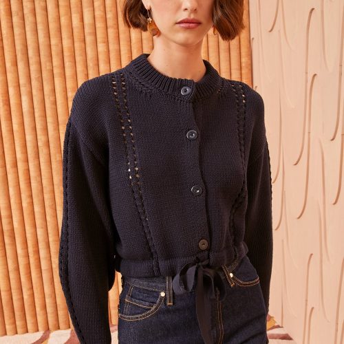 ULLA JOHNSON Magda Cardigan MIDNIGHT 05 UPDATE 1