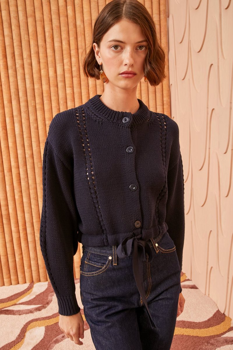 ULLA JOHNSON Magda Cardigan MIDNIGHT 05 UPDATE 1