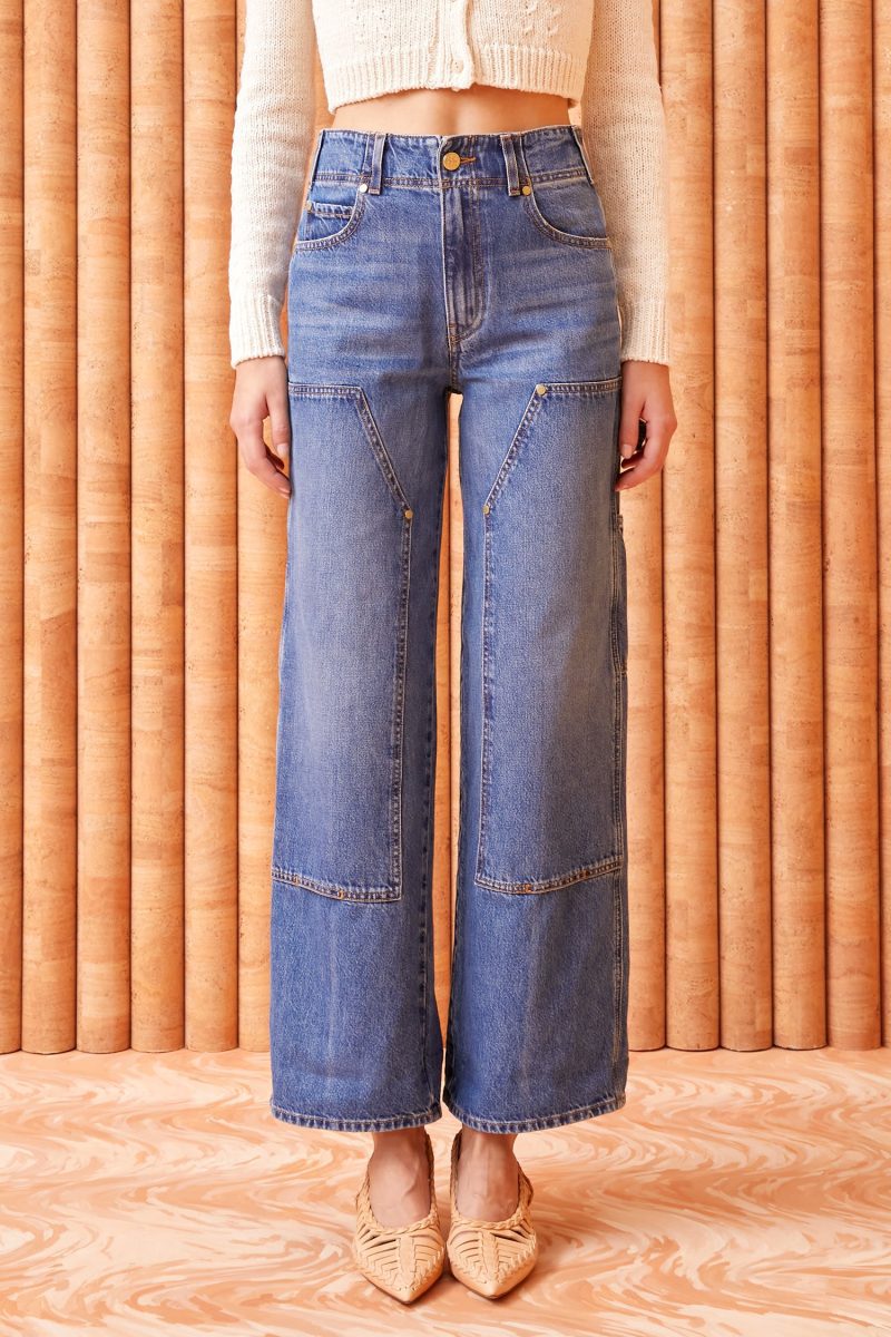 ULLA JOHNSON Olympia Jean Danube Mediumm Indigo Wash 02 ALT