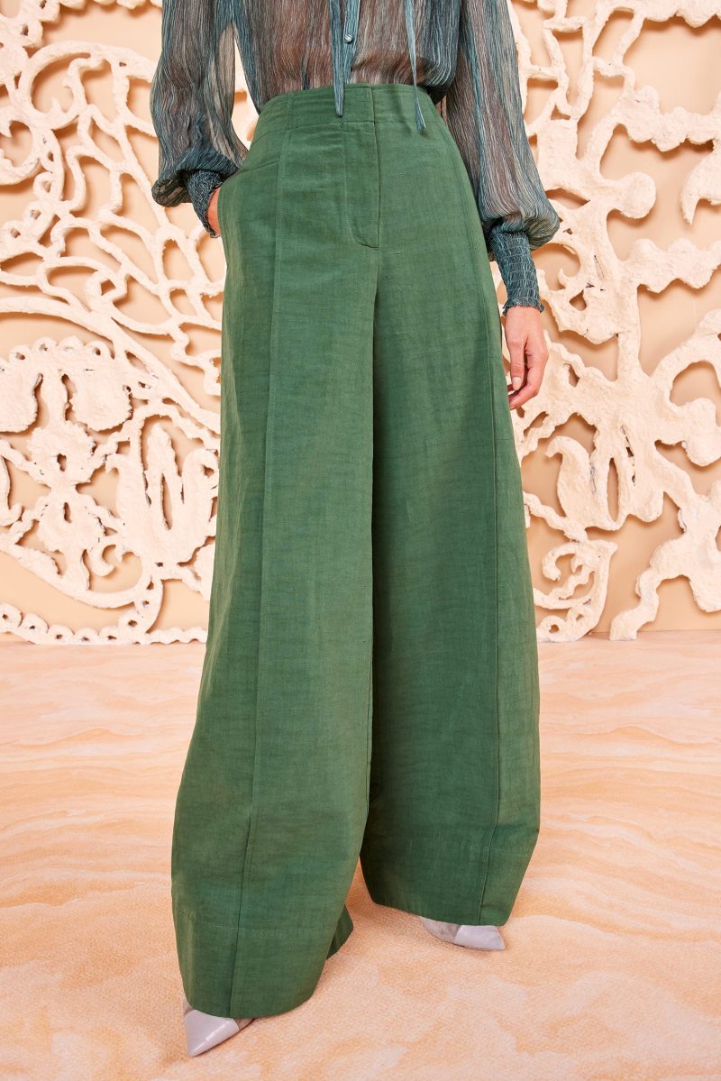 ULLA JOHNSON Polina Pant SPRUCE 02 ALT