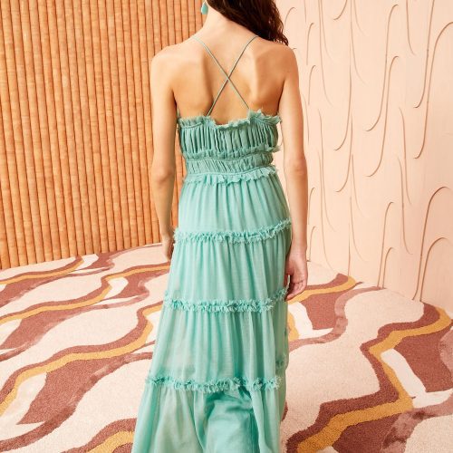 ULLA JOHNSON Shyla Gown SEA GLASS 04